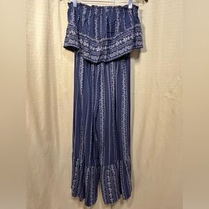 Janna Flare leg Pant Jumpsuit  Small